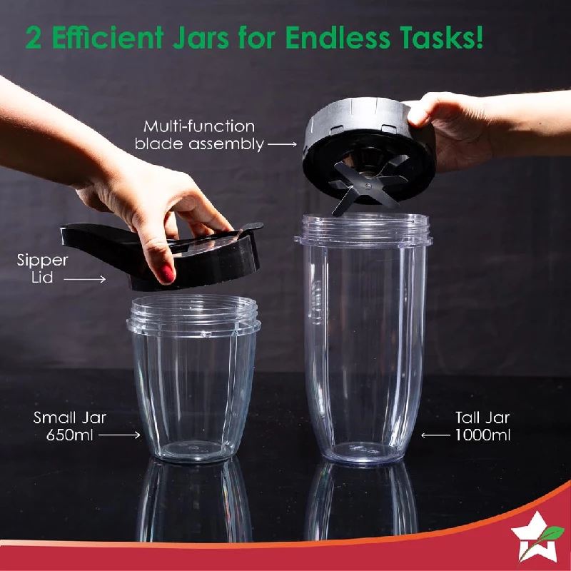 Wonderchef 1200 Watts Nutri-Blend Storm Blender-Black - Image 3