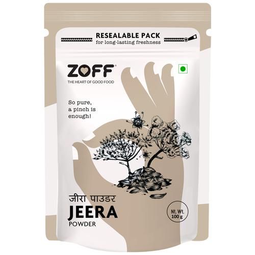 Zoff Jeera Powder - High Aroma Zoff Jeera Powder - High Aroma--100 gm Pouch