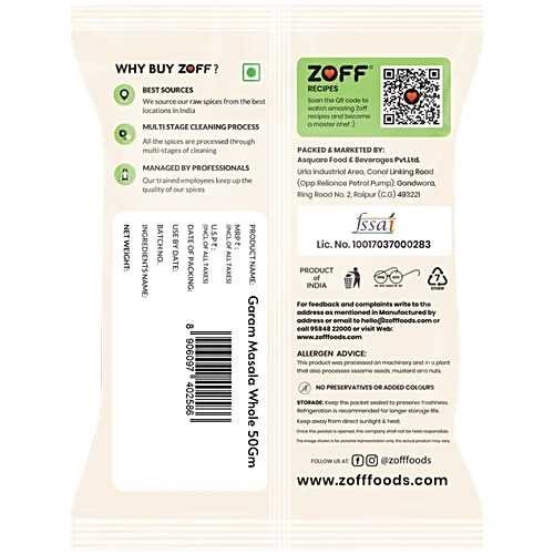 Zoff Garam Masala - Whole - Image 2