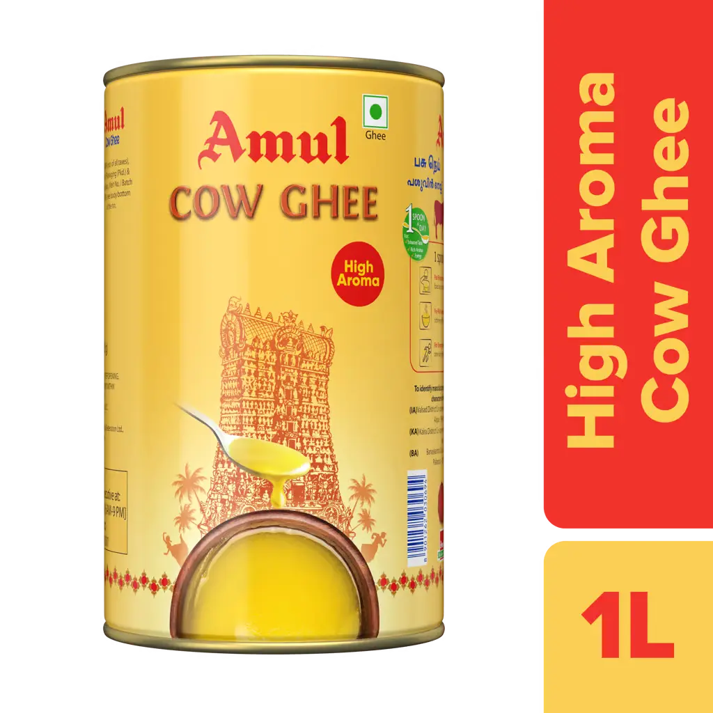 High Aroma Cow Ghee High Aroma Cow Ghee-Pack Size-1ltr