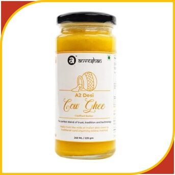 Anveshan A2 Desi Hallikar Cow Ghee