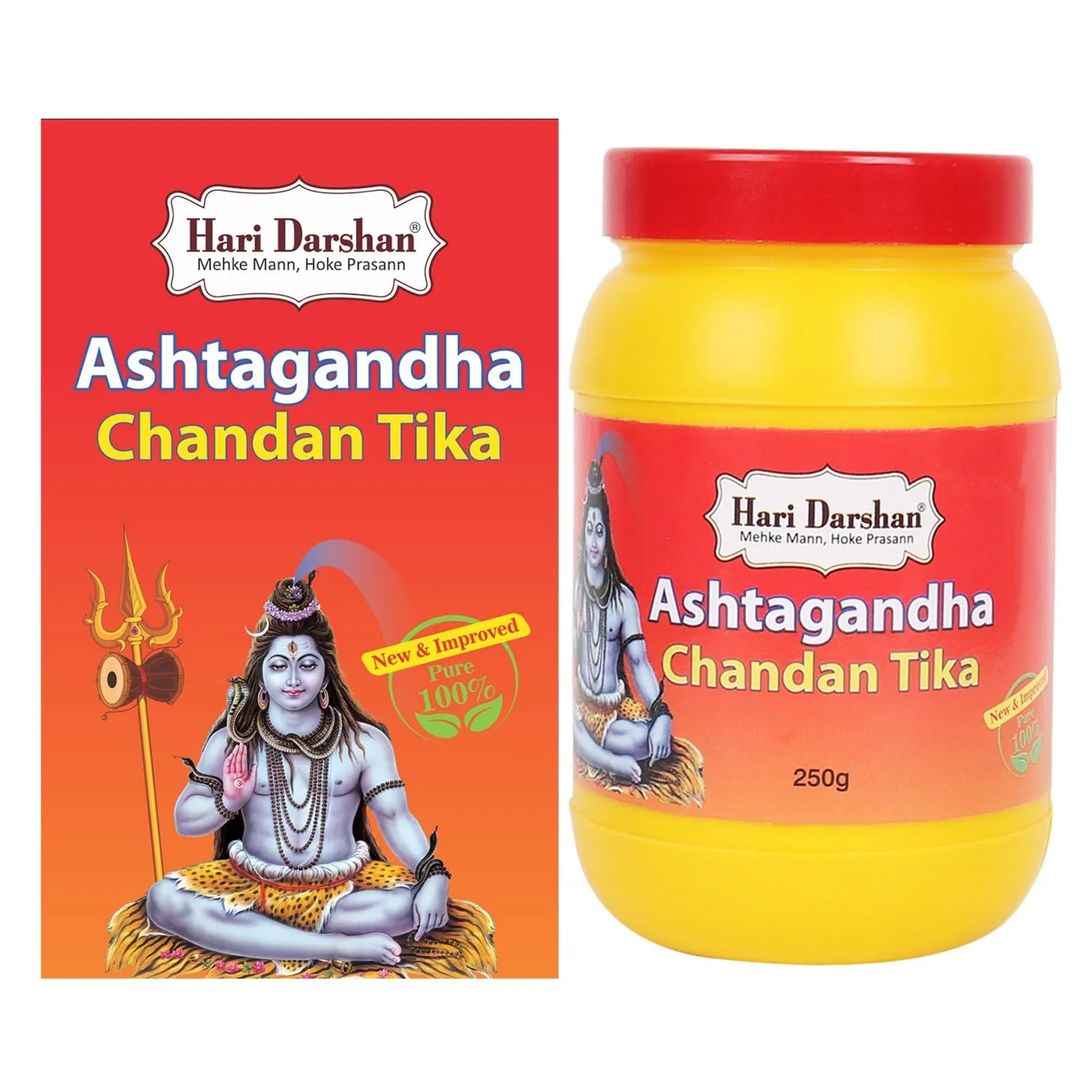 Ashtagandha Chandan Tika 2x250 Ashtagandha Chandan Tika 2x250-Pack Size-500g