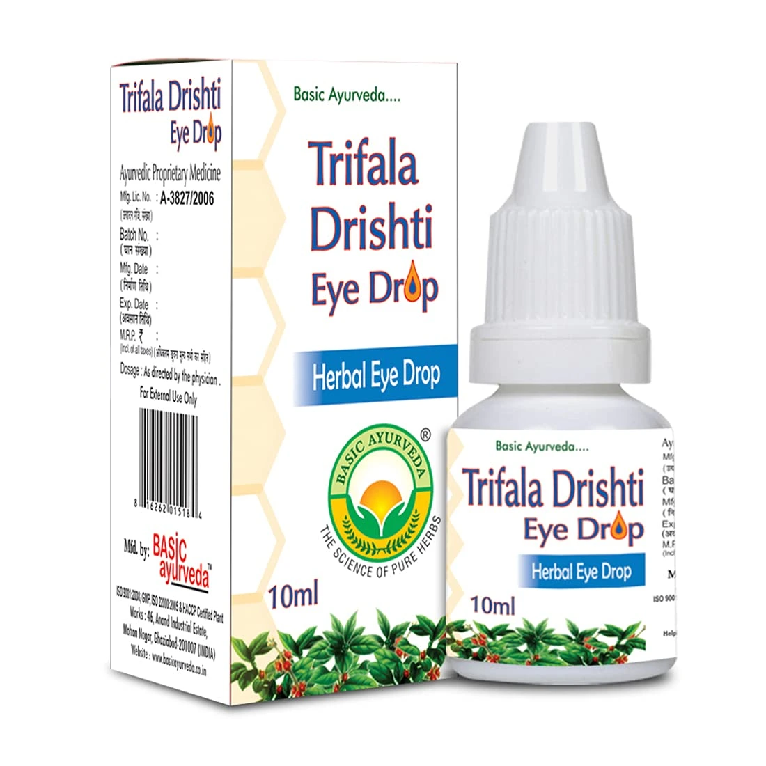 Basic Ayurveda Trifala Drishti Eye Drop