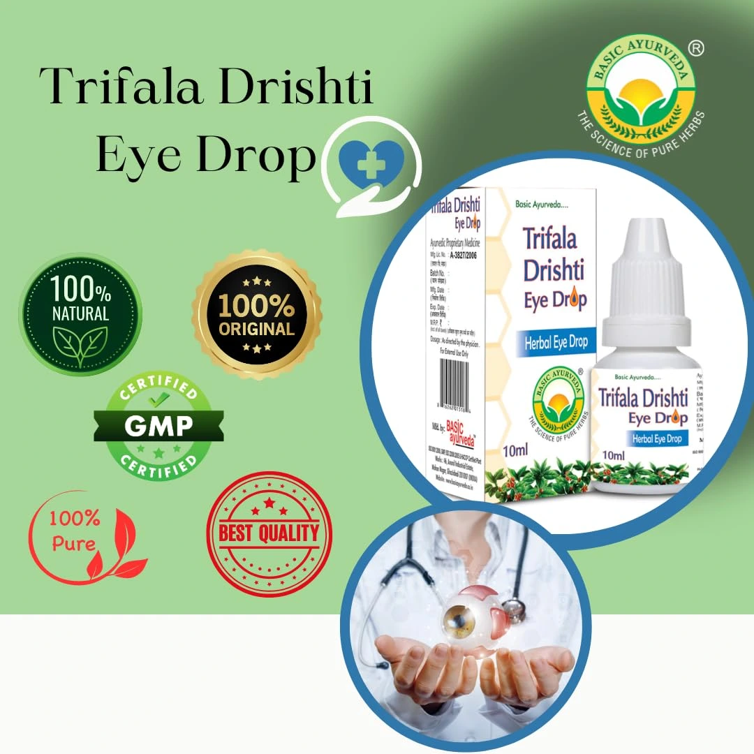 Basic Ayurveda Trifala Drishti Eye Drop - Image 2