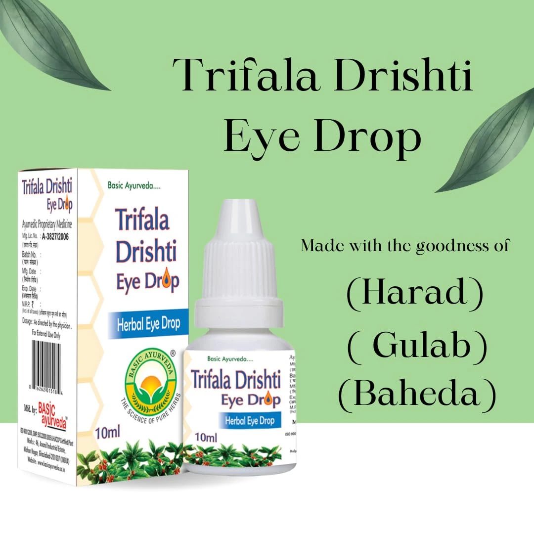 Basic Ayurveda Trifala Drishti Eye Drop - Image 4