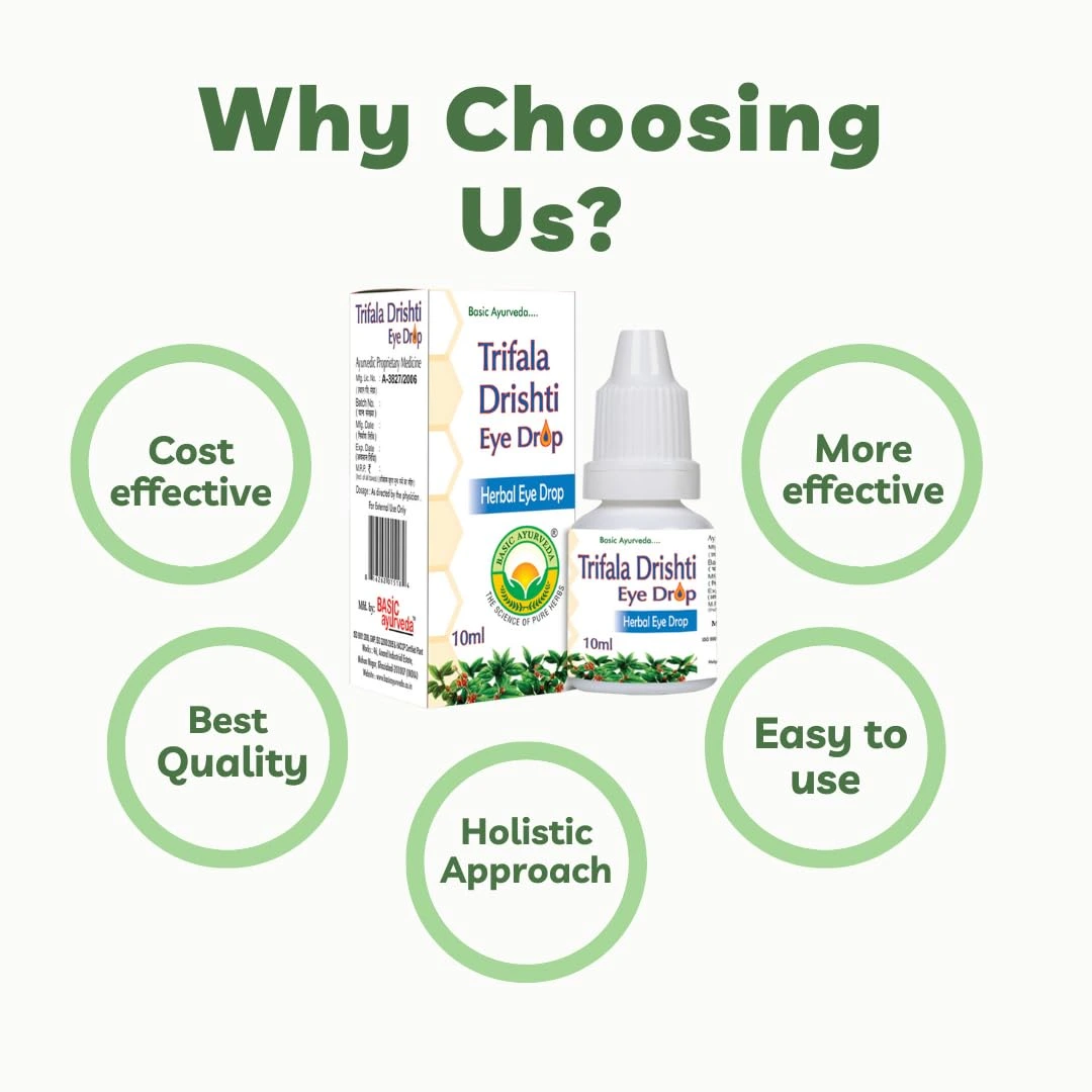 Basic Ayurveda Trifala Drishti Eye Drop - Image 5