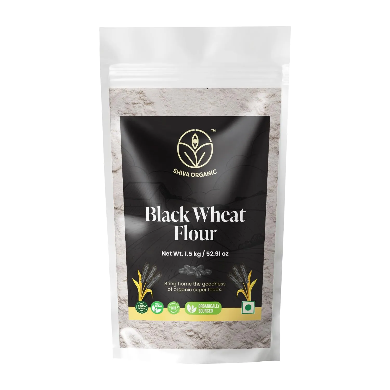 Shiva Orgaanic Black Wheat Atta
