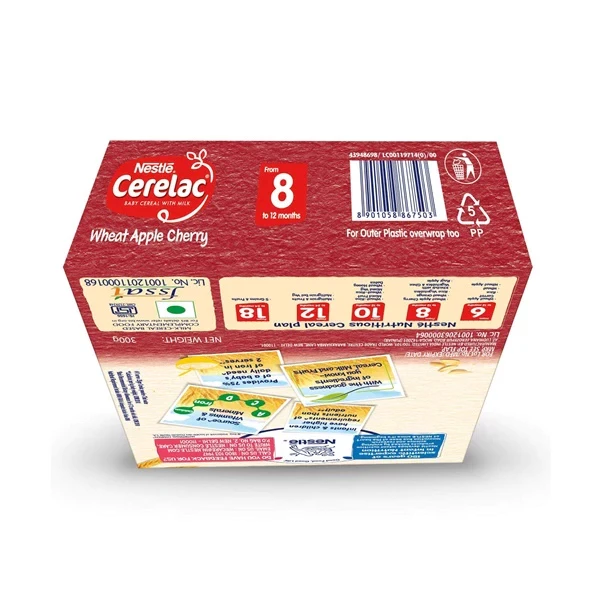 Nestle Cerelac Baby Cereal With Milk - Wheat Apple Cherry - Image 12