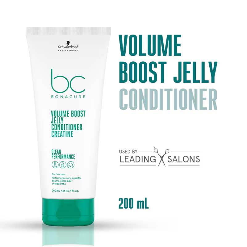 Schwarzkopf Professional Bonacure Volume Boost Jelly Conditioner With Creatine For Fine Hair Schwarzkopf Professional Bonacure Volume Boost Jelly Conditioner With Creatine For Fine Hair-Pack_Size-200ml