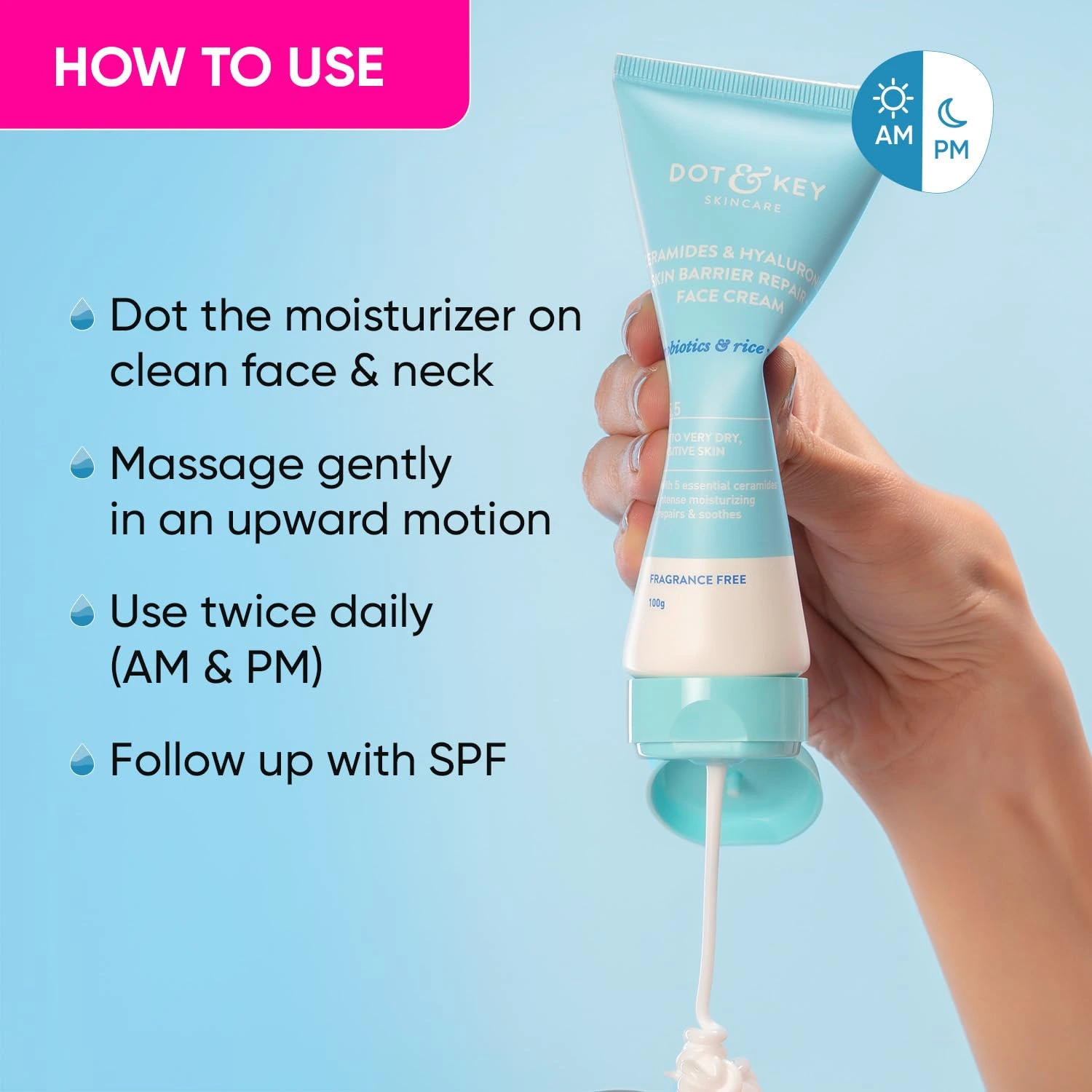 Dot & Key Ceramides Moisturizer with Hyaluronic for Intense Moisturizing and Skin Strengthening - Image 6