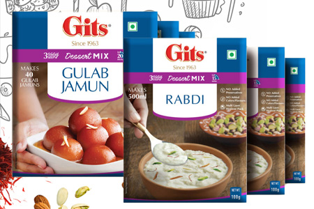 The Home-Made Taste of Gits Dessert Mixes