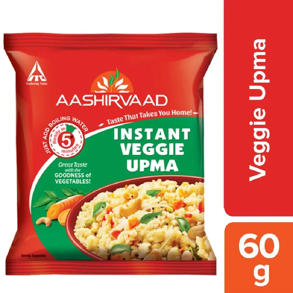Aashirvaad Instant Veggie Upma - Healthy Breakfast - Image 10