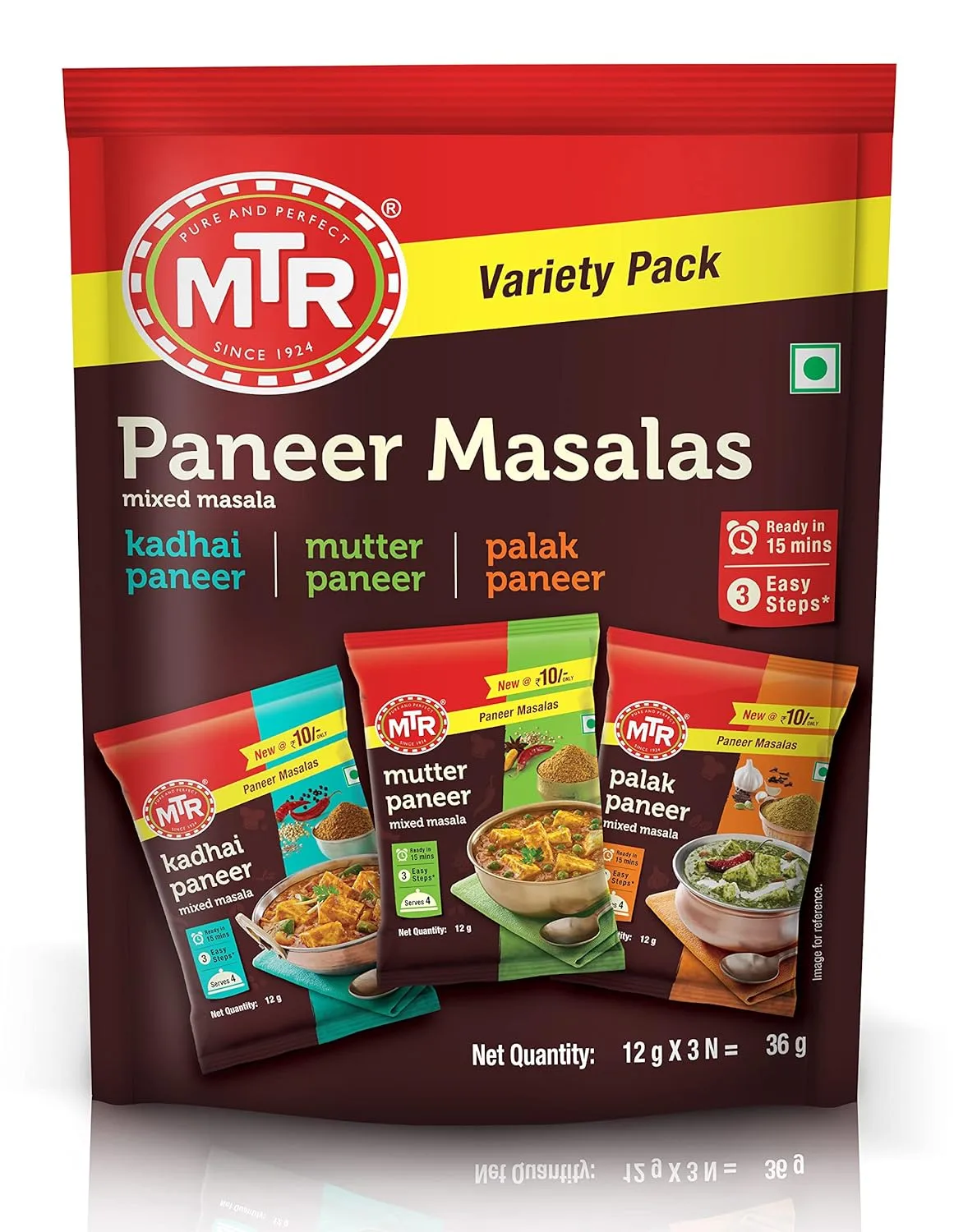 MTR Paneer Masalas Mixed Variety Pack MTR Paneer Masalas Mixed Variety Pack--36 g (3 N x 12 g each)