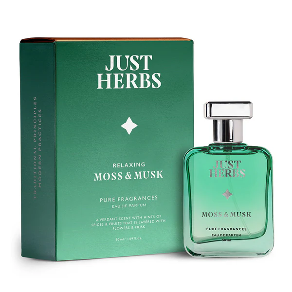 Just Herbs Relaxing Moss & Musk EDP Perfume for Men Long Lasting Fragrance 50 ml Just Herbs Relaxing Moss & Musk EDP Perfume for Men Long Lasting Fragrance 50 ml-Pack Size-50ml