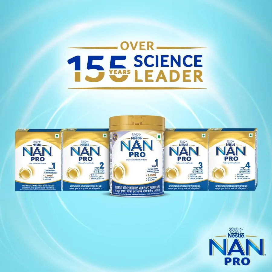 Nestle NAN PRO 4 Follow Up Formula Powder After 18 months - Image 4