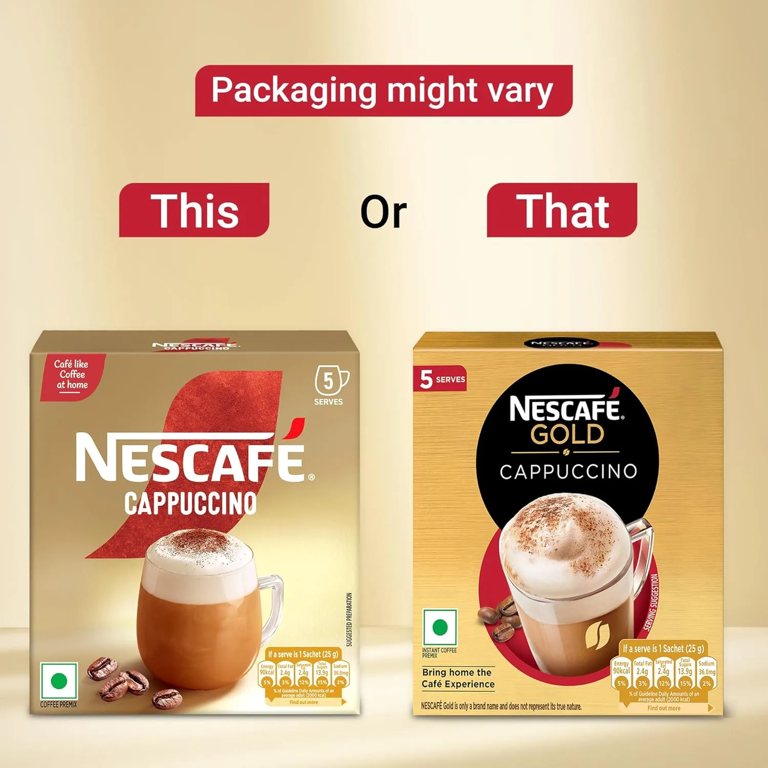 Nescafe  Gold Cappuccino Instant Coffee Premix - Rich In Aroma & Flavour - Image 9