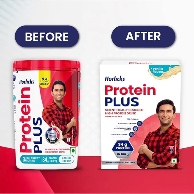 Horlicks Protein Plus Health and Nutrition - Image 3