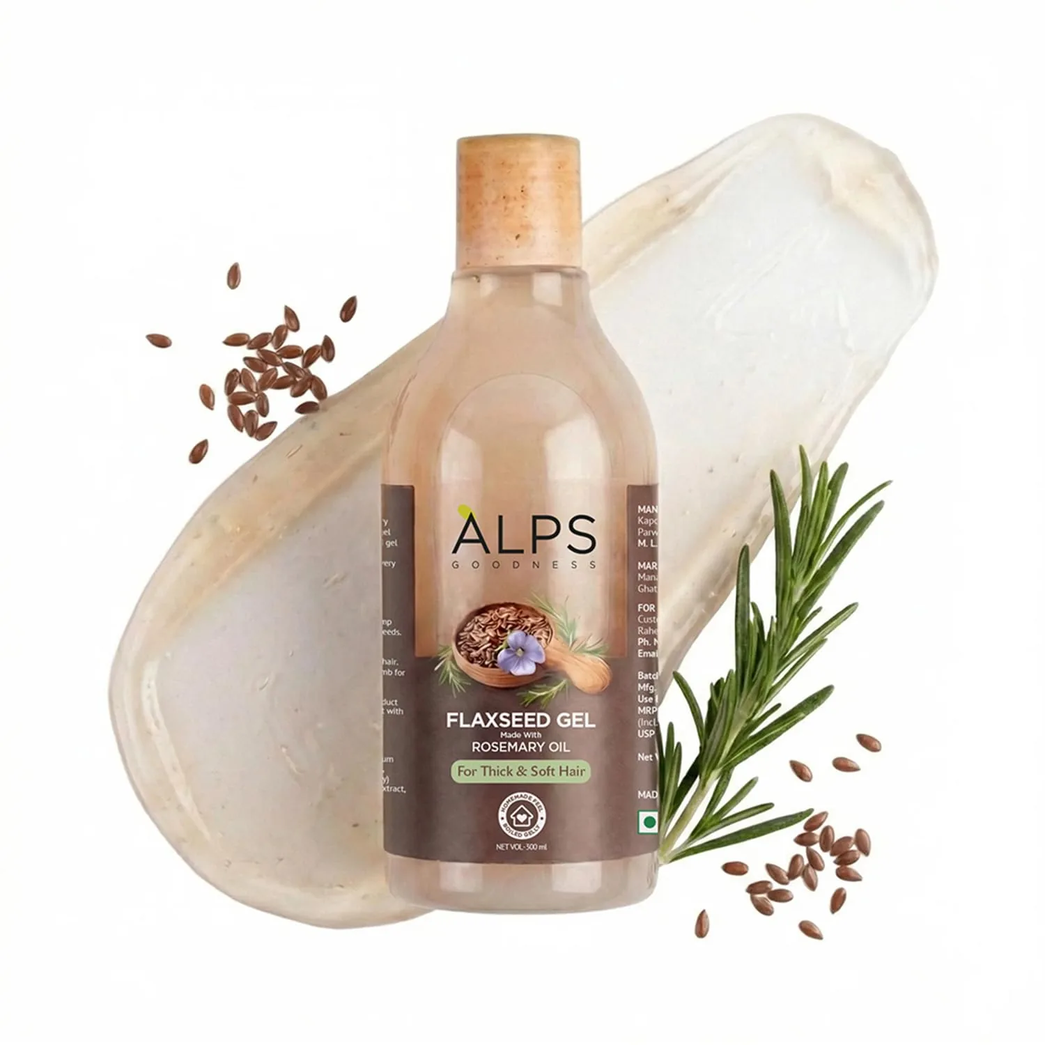 Alps Goodness Rosemary, Hibiscus & Flaxseed Hair Gel, 300ml Alps Goodness Rosemary, Hibiscus & Flaxseed Hair Gel, 300ml - 300 ml