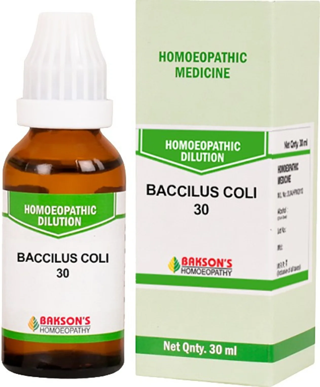 Bakson's Homoeopathy Baccilus Coli Dilution 1M 30 ml