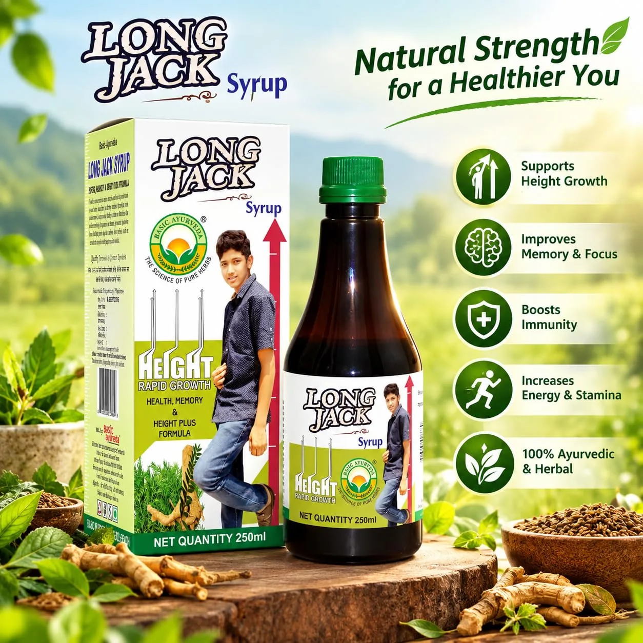 Basic Ayurveda Long Jack Syrup