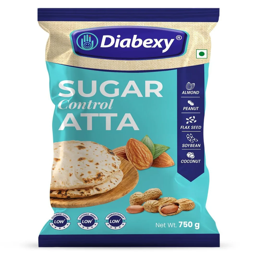 Diabexy Sugar Control Atta | Low Glycemic Load Flour | High Protein Diabetic Friendly Flour 750 gm
