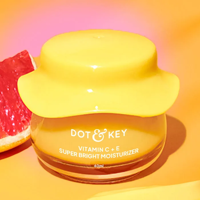 Dot & Key Vitamin C+E Super Bright Moisturizer | Hydrating Face Cream | Brightening Formula 60 ml