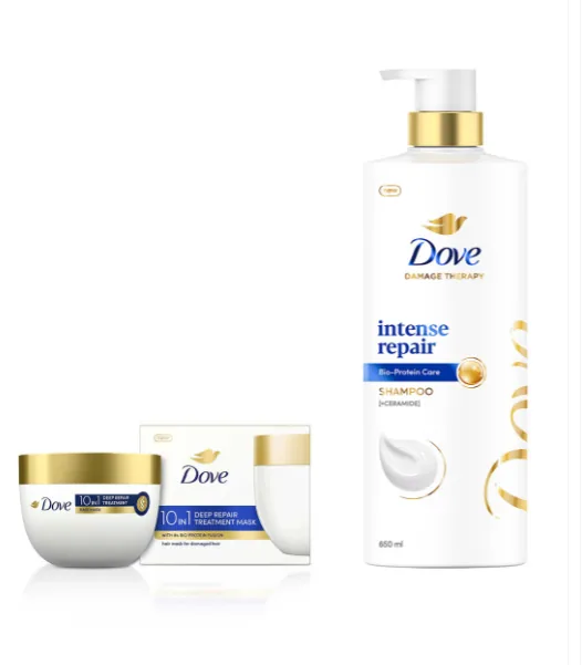 Dove Intense Repair Shampoo + Hair Mask