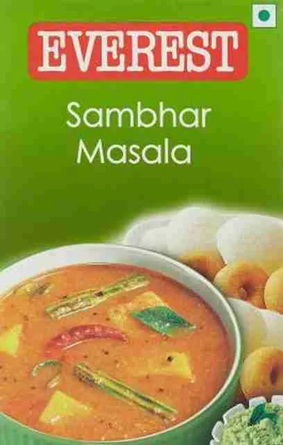 Everest Sambhar Masala Powder | Authentic South Indian Spice Mix | Traditional Sambar Powder 100 gm