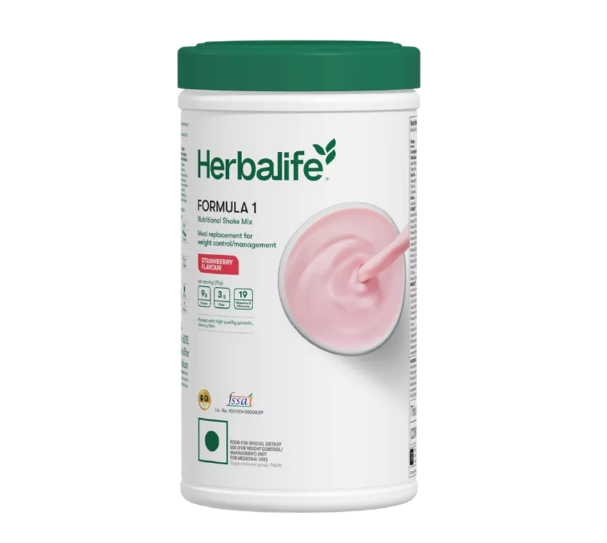 Herbalife Formula 1 Nutritional Shake Mix - Strawberry Flavor | Meal Replacement Shake | Daily Nutrition and Weight Management Support Herbalife Formula 1 Nutritional Shake Mix - Strawberry Flavor | Meal Replacement Shake | Daily Nutrition and Weight Management Support - 500 gm
