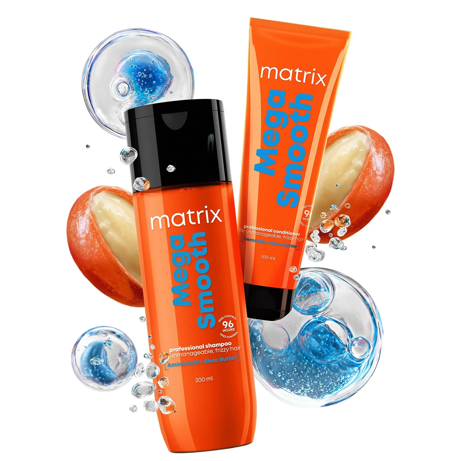 Matrix Opti. Care Smooth Straight Professional Ultra Smoothing Shampoo And Conditioner Combo | Professional Haircare Kit | Frizz Control & Intense Smoothing Matrix Opti. Care Smooth Straight Professional Ultra Smoothing Shampoo And Conditioner Combo | Professional Haircare Kit | Frizz Control & Intense Smoothing - Combo of 2