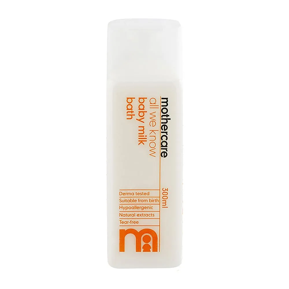 Mothercare All we Know Baby Bath Milk (White_Free Size) Mothercare All we Know Baby Bath Milk (White_Free Size)-Pack Size-300 ml