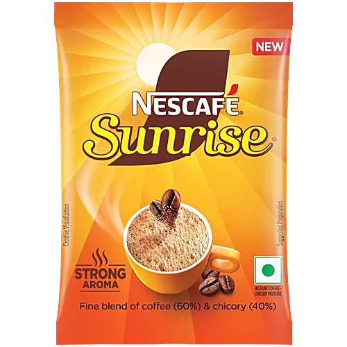 Nescafe Sunrise Instant Coffee | Chicory Mixture | Slow-Roasted South Indian Coffee Beans