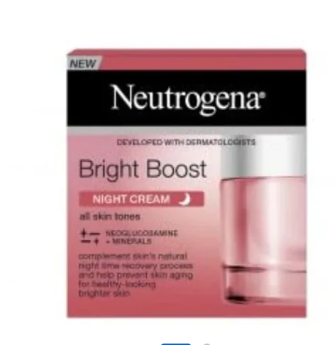 Neutrogena Bright Boost Night Cream Neutrogena Bright Boost Night Cream-Pack Size-50 ml