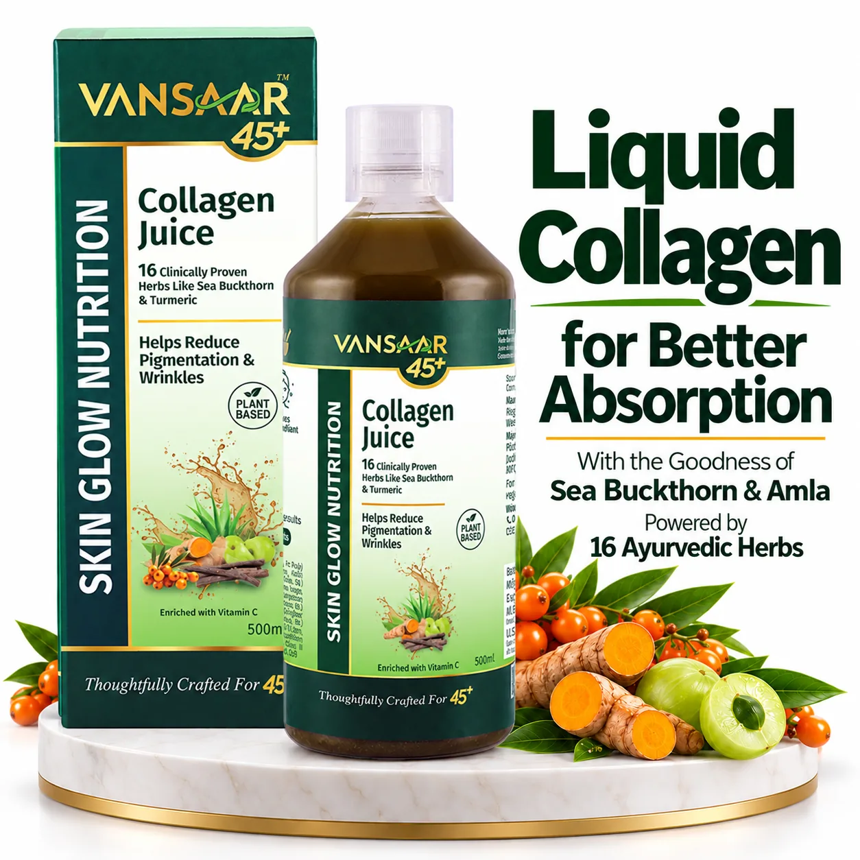 Vansaar 45 Collagen Juice