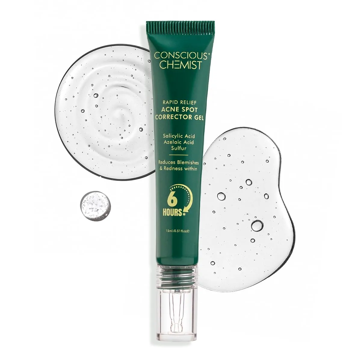 Conscious Chemist Rapid Relief Acne Spot Corrector Gel Conscious Chemist Rapid Relief Acne Spot Corrector Gel-Pack Size-15g