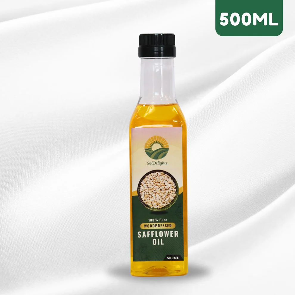 Safflower Oil Kardai Oil Woodpressed Safflower Oil Kardai Oil Woodpressed-Pack Size-1ltr