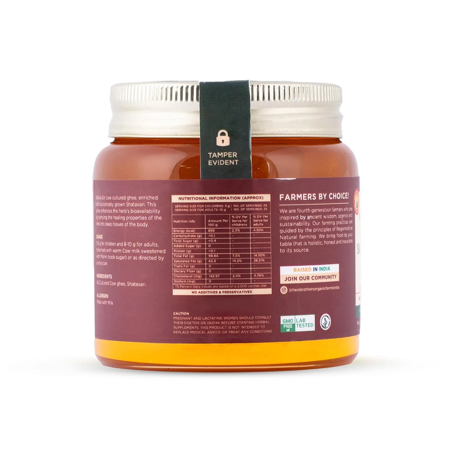 Two Brothers A2 Shatavari Cultured Ghee - Image 5