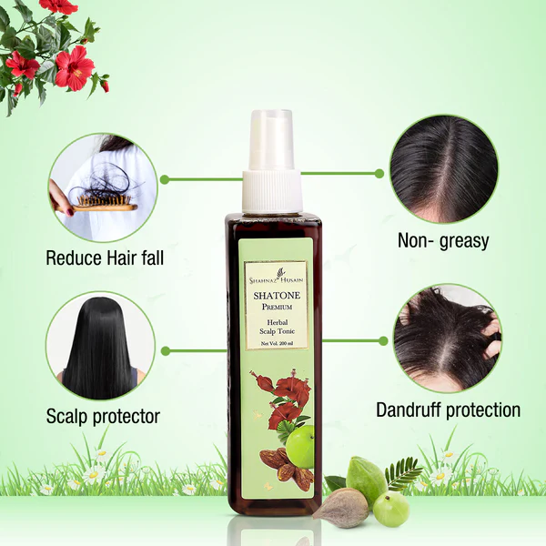 Shahnaz Husain Shatone Plus Herbal Scalp Tonic - Image 2