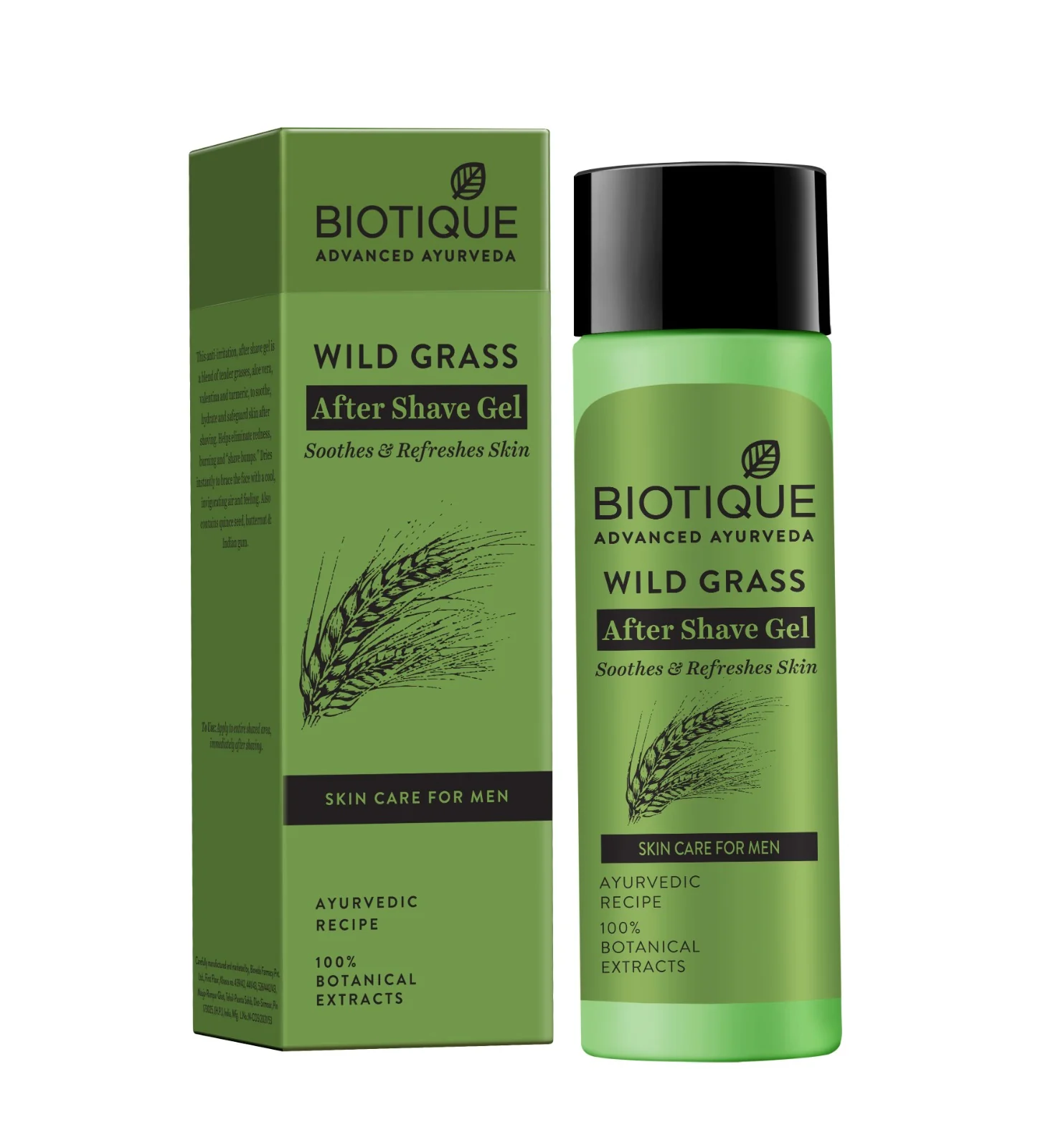Biotique Bio Wild Grass Soothing After Shave Gel  Biotique Bio Wild Grass Soothing After Shave Gel -Pack Size-120ml