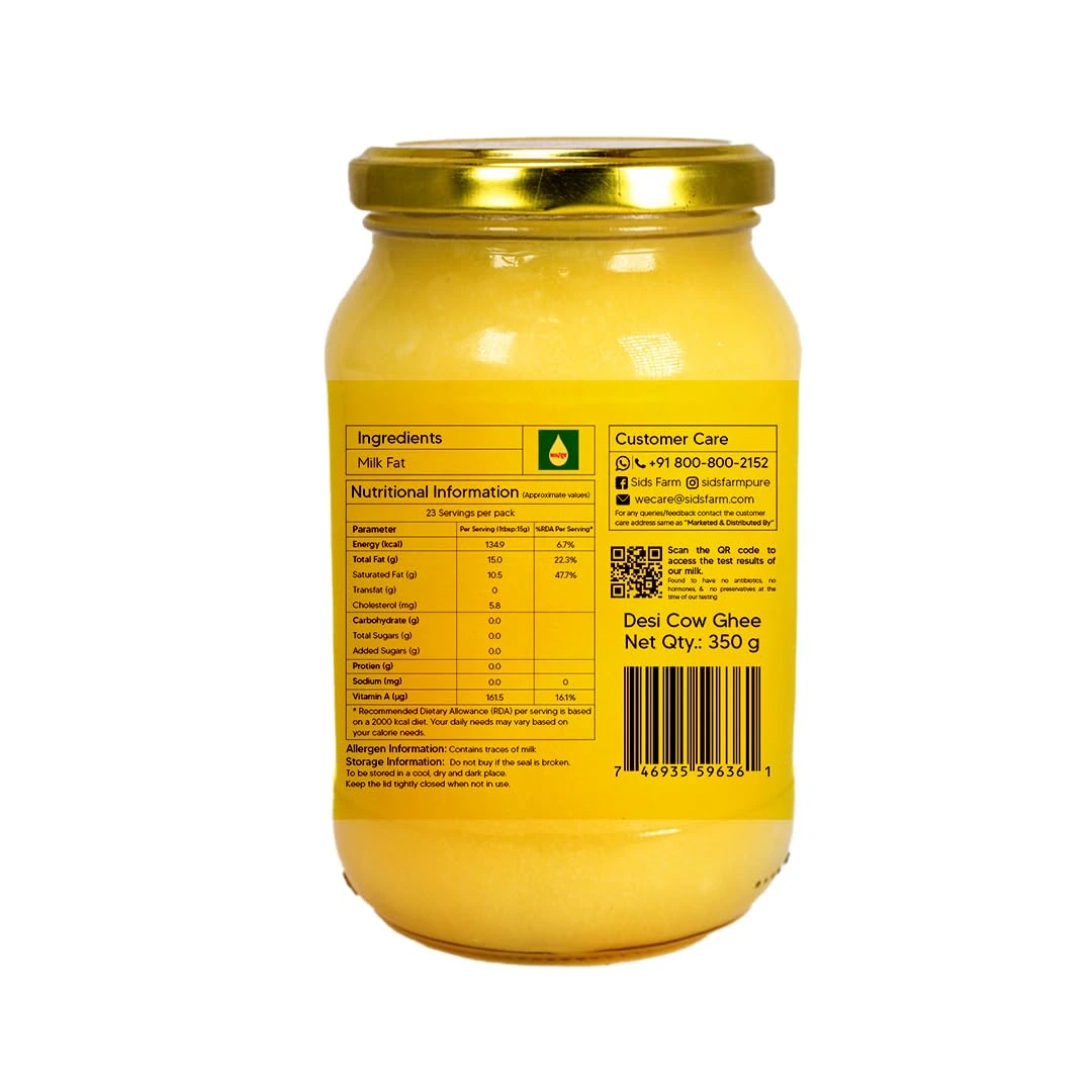 Sids Farm Desi Cow Ghee - Image 2