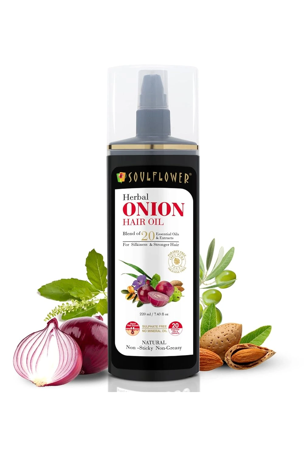 Soulflower Amla and Onion Hair Oil - Image 2