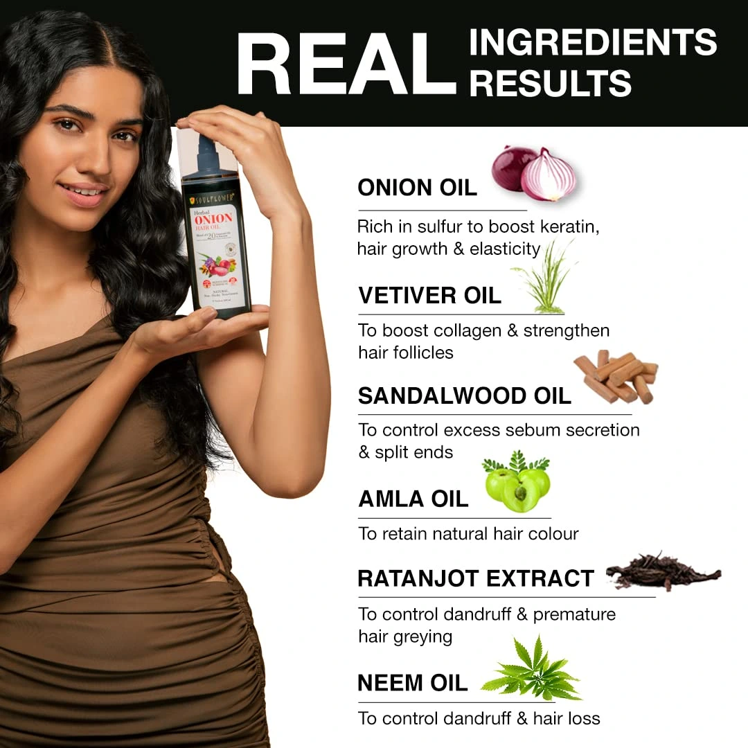 Soulflower Amla and Onion Hair Oil - Image 6