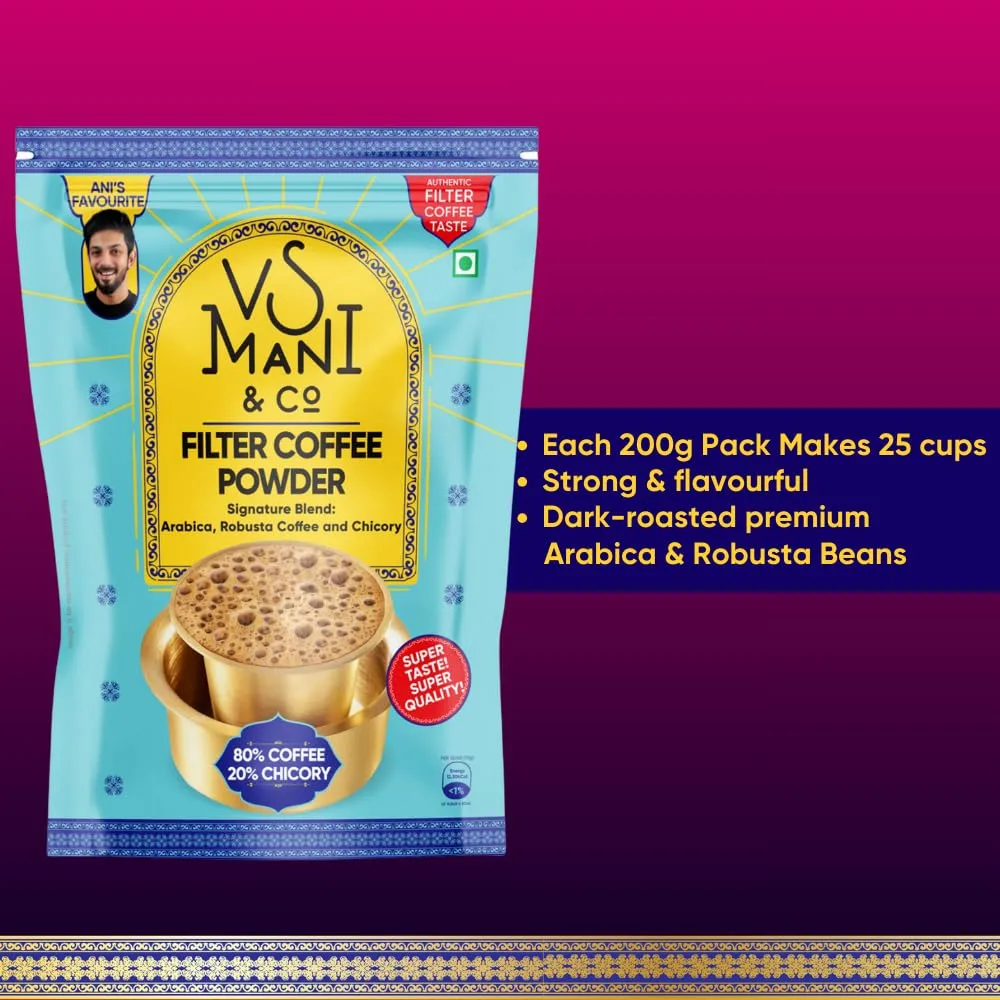 Vs Mani & Co. Filter Coffee - 80-20 Blend - Image 3